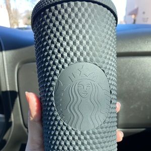 Starbucks black studded tumbler